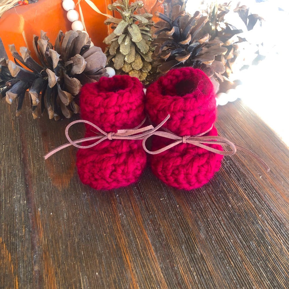 (2 for $45) Baby Booties - Newborn
